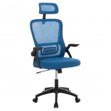 ΚΑΡΕΚΛΑ ΓΡΑΦΕΙΟΥ BLAZER HM1205 03 ΜΠΛΕ MESH-ΜΑΥΡΟΣ ΣΚΕΛΕΤΟΣ NYLON 60 5x47x85 5Υεκ c534046