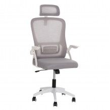 ΚΑΡΕΚΛΑ ΓΡΑΦΕΙΟΥ BLAZER HM1205 02 ΓΚΡΙ MESH-ΛΕΥΚΟΣ ΣΚΕΛΕΤΟΣ NYLON 60 5x47x85 5Υεκ c534048