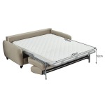 ΚΑΝΑΠΕΣ-ΚΡΕΒΑΤΙ ΜΕ ΑΝΑΔΙΠΛ ΣΤΡΩΜΑ ETUDINE HM3311 02 ΜΠΕΖ ΥΦΑΣΜΑ 185x97x87Υεκ c534059