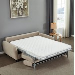 ΚΑΝΑΠΕΣ-ΚΡΕΒΑΤΙ ΜΕ ΑΝΑΔΙΠΛ ΣΤΡΩΜΑ ETUDINE HM3311 02 ΜΠΕΖ ΥΦΑΣΜΑ 185x97x87Υεκ c534059