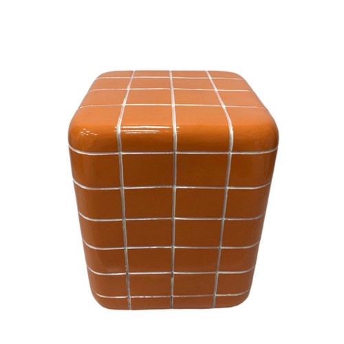 CUBIX SIDE TABLE ΚΑΦΕ 33 5x33 5x41cm c534076