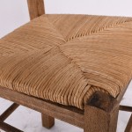 ΣΚΥΡΟΣ Καρέκλα Οξιά Βαφή Εμποτισμού Καρυδί Κάθισμα Ψάθα Wheat Straw c534101