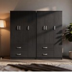 Ντουλάπα εξάφυλλη Lego pakoworld wenge 180x42x180εκ c534104