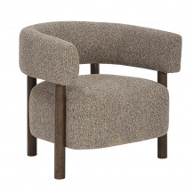 BELVEDERE ΠΟΛΥΘΡΟΝΑ ΚΑΦΕ BEIGE 73x69x70cm c534117