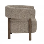 BELVEDERE ΠΟΛΥΘΡΟΝΑ ΚΑΦΕ BEIGE 73x69x70cm c534117