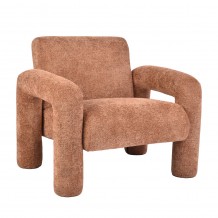 BOSSA NOVA ΠΟΛΥΘΡΟΝΑ ΣΤΑΘΕΡΟ-Η TERRACOTTA 87x71x73cm c534125