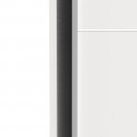 Ντουλάπα ρούχων Kawen pakoworld δίφυλλη με συρόμενες πόρτες λευκό 116 5x60x203εκ c534144