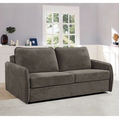 LESTER Καναπές - Κρεβάτι Ύφασμα Σκούρο Καφέ c534255