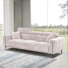 SEVILLE Kαναπές 3Θέσιος Σαλονιού - Καθιστικού Teddy Ύφασμα Μπεζ c534257