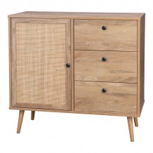 Μπουφές Oslo pakoworld σε sonoma απόχρωση 85x39x79εκ c534262