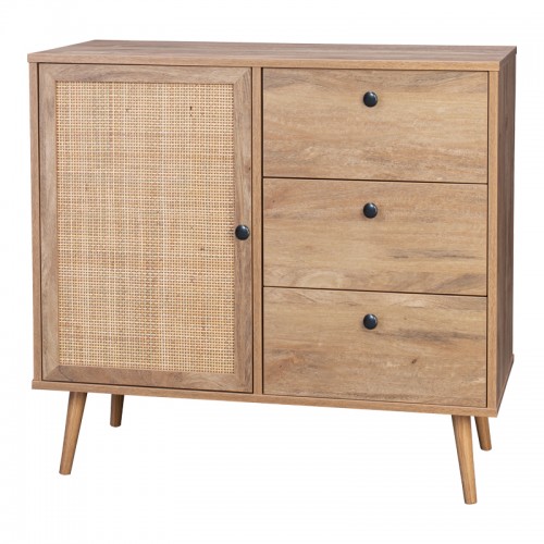 Μπουφές Oslo pakoworld σε sonoma απόχρωση 85x39x79εκ c534262