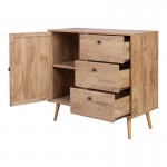 Μπουφές Oslo pakoworld σε sonoma απόχρωση 85x39x79εκ c534262