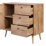 Μπουφές Oslo pakoworld σε sonoma απόχρωση 85x39x79εκ c534262