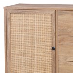 Μπουφές Oslo pakoworld σε sonoma απόχρωση 85x39x79εκ c534262
