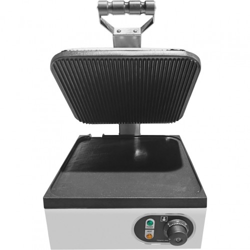 Τοστιέρα Ραβδωτή Λεία Μονή 49x35 5xΥ25cm Πλάκες 33 5x31 5 άνω 35x33 Κάτω 2 2Kw Karamco W2 c534280