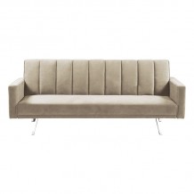 HIT Καναπές - Κρεβάτι Σαλονιού - Καθιστικού Ύφασμα Μπεζ c534305