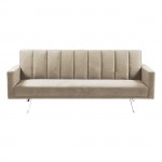 HIT Καναπές - Κρεβάτι Σαλονιού - Καθιστικού Ύφασμα Μπεζ c534305