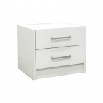 Σετ Κρεβατοκάμαρας Olympus White με Κρεβάτι 140x200εκ Σετ 3τεμ c534333