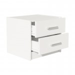 Σετ Κρεβατοκάμαρας Olympus White με Κρεβάτι 140x200εκ Σετ 3τεμ c534333