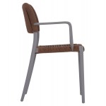 ΠΟΛΥΘΡΟΝΑ ΕΞ ΧΩΡΟΥ STRIDER HM6391 03 ΓΚΡΙ ΠΟΛΥΠΡΟΠΥΛΕΝΙΟ--ΚΑΦΕ ΣΧΟΙΝΙ 57x53x80Υεκ SET 5τμχ c534351