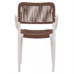 ΠΟΛΥΘΡΟΝΑ ΕΞ ΧΩΡΟΥ STRIDER HM6391 01 ΛΕΥΚΟ ΠΟΛΥΠΡΟΠΥΛΕΝΙΟ--ΚΑΦΕ ΣΧΟΙΝΙ 57x53x80Υεκ SET 5τμχ c534352