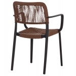 ΠΟΛΥΘΡΟΝΑ ΕΞ ΧΩΡΟΥ STRIDER HM6391 02 ΜΑΥΡΟ ΠΟΛΥΠΡΟΠΥΛΕΝΙΟ--ΚΑΦΕ ΣΧΟΙΝΙ 57x53x80Υεκ SET 5τμχ c534353