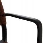 ΠΟΛΥΘΡΟΝΑ ΕΞ ΧΩΡΟΥ STRIDER HM6391 02 ΜΑΥΡΟ ΠΟΛΥΠΡΟΠΥΛΕΝΙΟ--ΚΑΦΕ ΣΧΟΙΝΙ 57x53x80Υεκ SET 5τμχ c534353