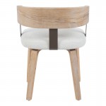 Πολυθρόνα Anesy pakoworld μέταλλο-ξύλο με ύφασμα σε μπεζ απόχρωση 53 5x51x72εκ c534366