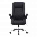 Καρέκλα γραφείου διευθυντη Kesla pakoworld PES μαύρo 65x65x113-121εκ c534383