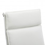 Καρέκλα γραφείου διευθυντη Mavel pakoworld PU λευκό 55x62x100-110εκ c534395