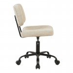 Καρέκλα γραφείου Warra pakoworld ύφασμα μπεζ 50x52x76-86εκ c534401