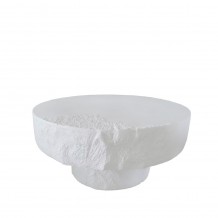 SORRENTO SIDE TABLE ΛΕΥΚΟ ΜΕ ΟΨΗ ΜΑΡΜΑΡΟΥ 91 5x91 5x45cm c534436