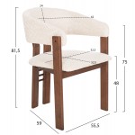 ΣΕΤ ΤΡΑΠΕΖΑΡΙΑΣ 7ΤΜΧ ZARRA HM21338 01 ΤΡΑΠΕΖΙ ΑΠΟ MDF--ΚΑΡΕΚΛΕΣ ΜΕ ΜΠΟΥΚΛΕ ΥΦΑΣΜΑ c534473