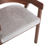 ΣΕΤ ΤΡΑΠΕΖΑΡΙΑΣ 5ΤΜΧ RINER HM21340 ΤΕΤΡΑΓΩΝΟ ΤΡΑΠΕΖΙ ΑΠΟ MDF--ΚΑΡΕΚΛΕΣ ΑΠΟ RUBBERWOOD c534475