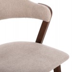 ΣΕΤ ΤΡΑΠΕΖΑΡΙΑΣ 9ΤΜΧ RIDER HM21341 ΤΡΑΠΕΖΙ ΑΠΟ MDF--ΚΑΡΕΚΛΕΣ RUBBERWOOD ΥΦΑΣΜΑ c534478