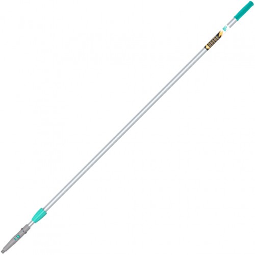 Κοντάρι τηλεσκοπικό αλουμινίου 6μ 2x3m με Lampo amp Universal σπείρωμα πράσινη λαβή TTS Cleaning c534493