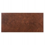 ΣΕΤ ΤΡΑΠΕΖΑΡΙΑΣ 7ΤΜΧ RIMER HM21339 ΤΡΑΠΕΖΙ ΑΠΟ MDF--ΚΑΡΕΚΛΕΣ ΑΠΟ RUBBERWOOD ΥΦΑΣΜΑ c534597