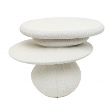 EXOTIC SIDE TABLE ΛΕΥΚΟ 61x42x46cm c534599