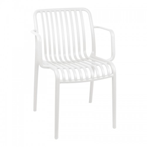 Πολυθρόνα Zoi pakoworld pp σε λευκή απόχρωση 55 5x57 5x79εκ c534617