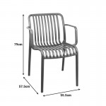 Πολυθρόνα Zoi pakoworld pp σε λευκή απόχρωση 55 5x57 5x79εκ c534617