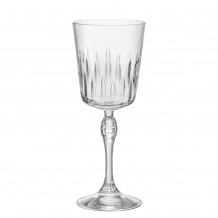 Ποτήρι Γυάλινο Σκαλιστό με ψηλό πόδι 29cl φ8 2x20 6cm σειρά Celebrazione BORMIOLI ROCCO - Σετ 12 c534632