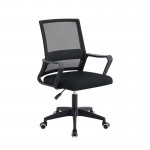 BF2112 Πολυθρόνα Γραφείου Ύφασμα Μαύρο Mesh c534639