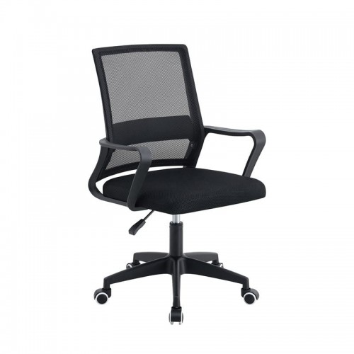 BF2112 Πολυθρόνα Γραφείου Ύφασμα Μαύρο Mesh c534639