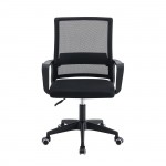 BF2112 Πολυθρόνα Γραφείου Ύφασμα Μαύρο Mesh c534639