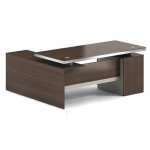 CONCEPT Γραφείο Αναστρέψιμη Γωνία Απόχρωση Καρυδί - Μπεζ c534651