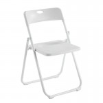 WENDY Καρέκλα Πτυσσόμενη Μέταλλο Βαφή Άσπρο PP Απόχρωση Άσπρο SET 6τμχ c534659