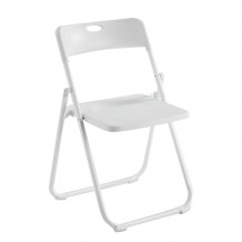 WENDY Καρέκλα Πτυσσόμενη Μέταλλο Βαφή Άσπρο PP Απόχρωση Άσπρο SET 6τμχ c534659