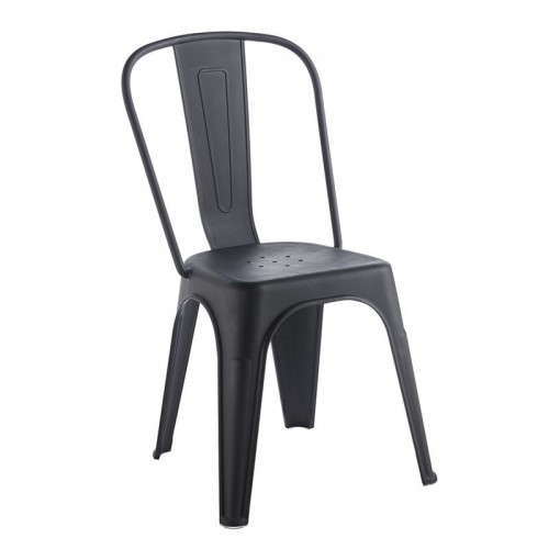 RELIX PP Καρέκλα Στοιβαζόμενη PP Απόχρωση Μαύρο c534664
