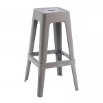 RELIX PP Σκαμπό BAR Στοιβαζόμενο PP Απόχρωση Sand Beige c534668