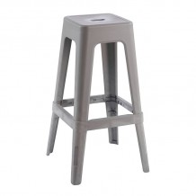 RELIX PP Σκαμπό BAR Στοιβαζόμενο PP Απόχρωση Sand Beige c534668